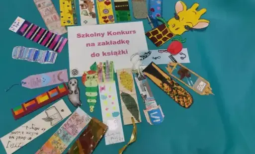 SZKOLNY KONKURS NA ZAKŁADKĘ DO KSIĄŻKI.